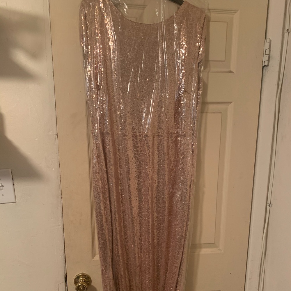 Rose Gold Bridesmaid Dress
